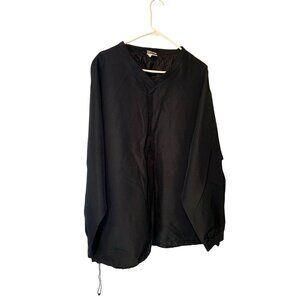 HPI Direct Mens Size 2XL Golf Athletic Jacket Coat Lined Black Pullover Sport Wi